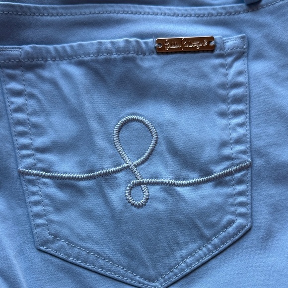 Lilly Pulitzer Light Blue Straight Leg Pants - Picture 4 of 4